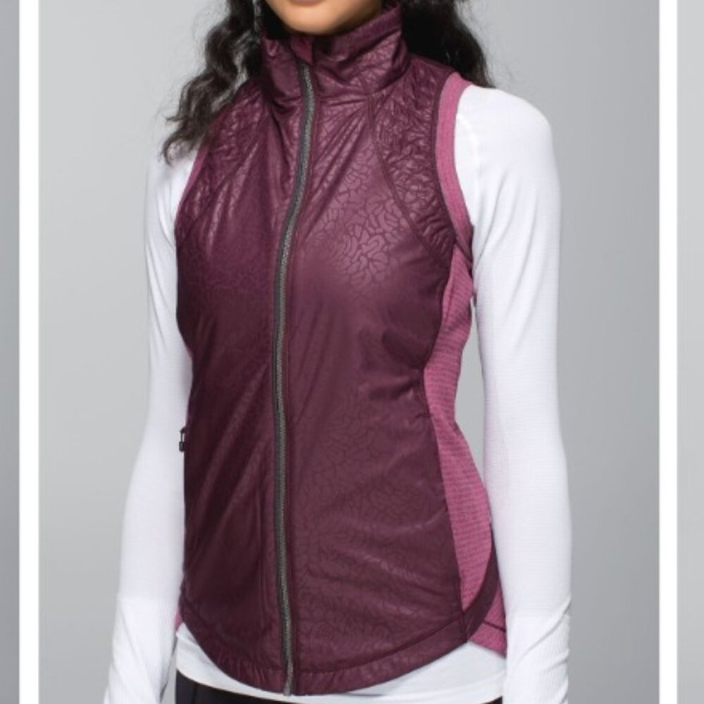Lululemon Rebel Runner Vest Bordeaux 6